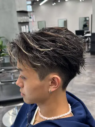 ショート パーマ メンズ 🔥メンズ超特化🔥 青木海斗のヘアスタイル