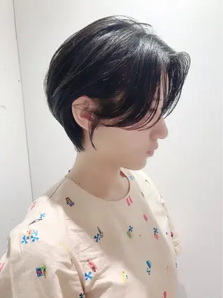 ショート シンプル+αな デザインを 松崎陸のヘアスタイル