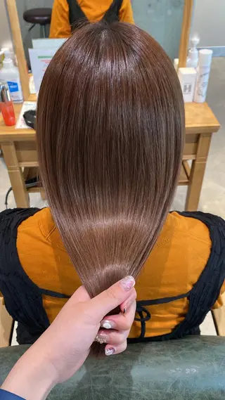 セミロング カラー Marin🔖 /学生人気No. 1のヘアスタイル