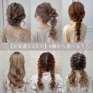 ヘアアレンジ Village 京都のヘアスタイル