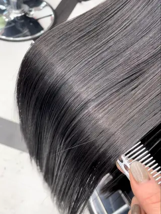 ミディアム カラー パーマ ヘアアレンジ メンズ mona/ ストレートスタイル✨のヘアスタイル