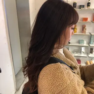 ロング カラー MOE🐈‍⬛🎀 エクステ/ワンホンのヘアスタイル