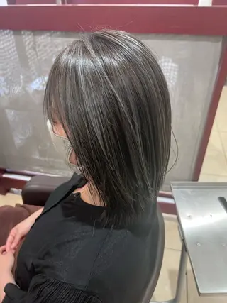 ミディアム 坂本 優輝のヘアスタイル