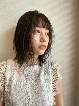 ショート カラー ヘアアレンジ パーマ指名No1 /namiのヘアスタイル