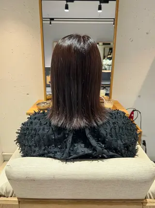 ミディアム カラー ブルームヘアデザイン かこ。のヘアスタイル