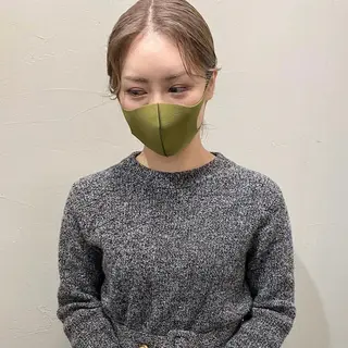 ミディアム カラー デザインカラー🥂 YUKAのヘアスタイル