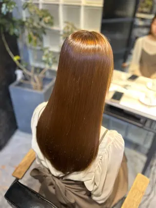 ロング 🌷ブリーチ縮毛矯正 /mina🌷のヘアスタイル