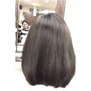 ミディアム カラー パーソナルカラー診断 できます　木曽　主博のヘアスタイル