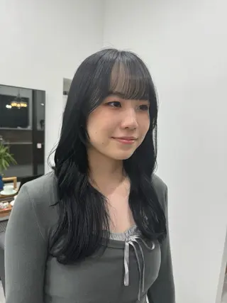 ロング カラー BELLE by revo所属・𝘀𝗮𝗲/ 艶髪/ショートボブのヘアスタイル