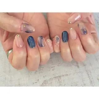 ネイル 𖡼 yumenoのネイルデザイン