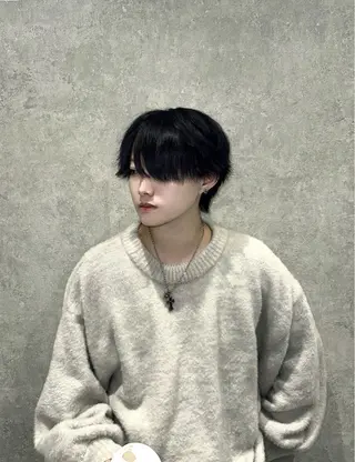 ショート カラー メンズ あおき ふうかのヘアスタイル