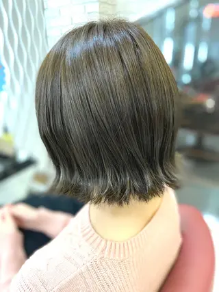 ミディアム カラー 【髪質改善×カラー】 QUALIS沓掛貴浩のヘアスタイル