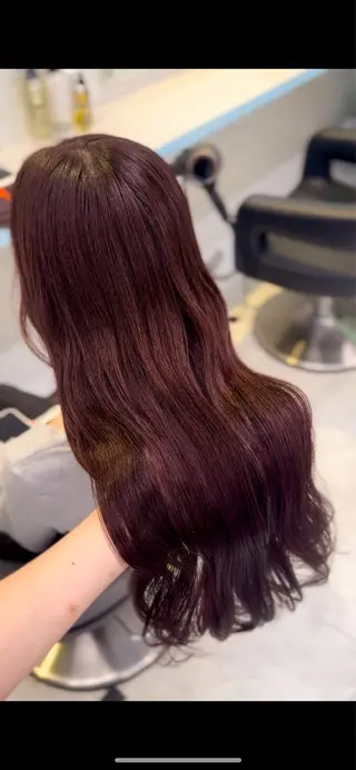 カラー 🍒♡艶髪暖色カラー saaya♡🍒のヘアスタイル