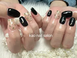 ネイル kao nail マグネット/長さだしのネイルデザイン