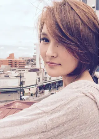 ショート カラー パーマ le jardin (ルジャルダン)八王子所属・高山 佳大のヘアスタイル