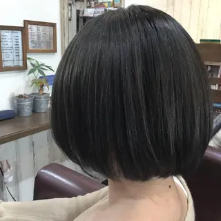 ショート カラー パーマ 金崎 新吾のヘアスタイル
