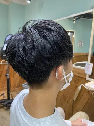 ショート パーマ メンズ CORE(コア)新宿所属・CORE masaのヘアスタイル