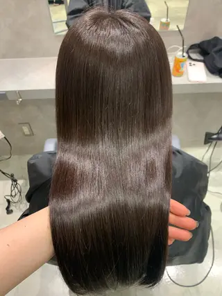 ロング 新宿♥ハッシュカット 中韓ヘア♥Unaのヘアスタイル