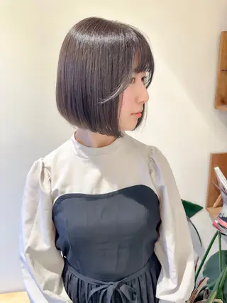 ショート ボブ韓国風レイヤー 髪質改善/畠中ケントのヘアスタイル