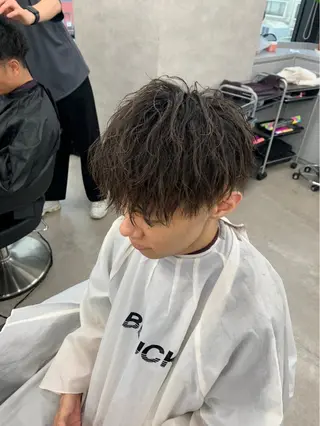 ショート パーマ指名率No1 メンズ特化ケイトのヘアスタイル