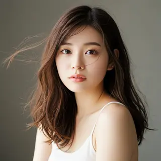 ミディアム 豊田 さくらのヘアスタイル