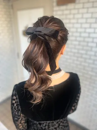 ヘアアレンジ 大人可愛いヘアメイク 💋🧚‍♀️しずかのヘアスタイル