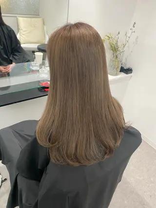 カラー AO所属・RISAKO 艶髪モテヘア🎀府中のヘアスタイル