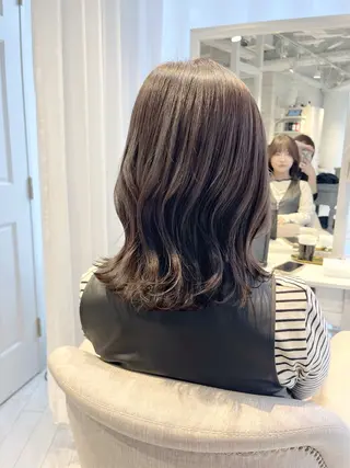 ミディアム 村上 茉莉花のヘアスタイル