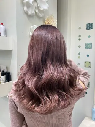 ロング カラー EGO所属・ブリーチカラー💖 rukaのヘアスタイル