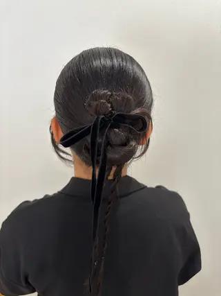 ヘアアレンジ ヘアセット🎀推し活 市川駅近🩵MIHOのヘアスタイル