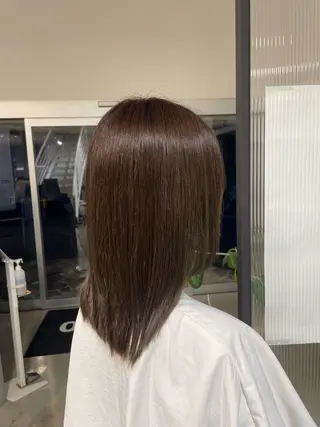 ミディアム カラー 【パーマ/ブリーチ】 ヤマザキナナホのヘアスタイル