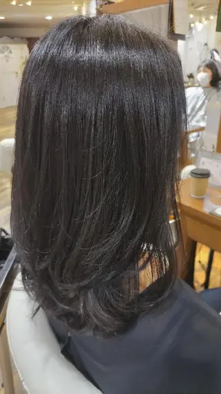 ミディアム ✂デザインカット🐟 高評価✂戸崎俊成✂のヘアスタイル