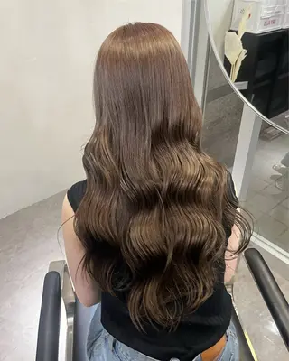 ロング カラー カット、エクステ/ モデル募集/Yuiのヘアスタイル