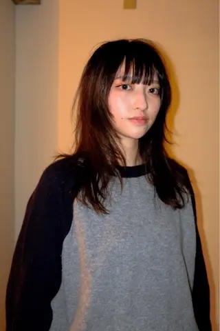 ミディアム カラー KEI gattacaのヘアスタイル