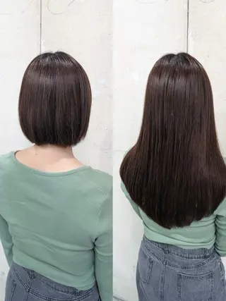 ロング カラー ヘアアレンジ EDeN Kuutoのヘアスタイル