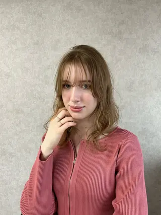 セミロング カラー 透明感カラー/メンズ /ボブKanna🪄のヘアスタイル