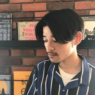 ショート パーマ メンズ ボブ/大人ヘア k-two濱田のヘアスタイル