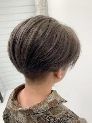 ショート ハイトーンNo.1✨ パーマ✨イマイタツヤのヘアスタイル