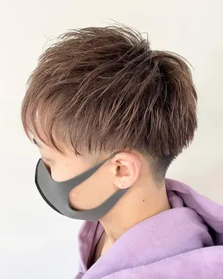 ショート カラー メンズ FLAGS YAMATOのヘアスタイル