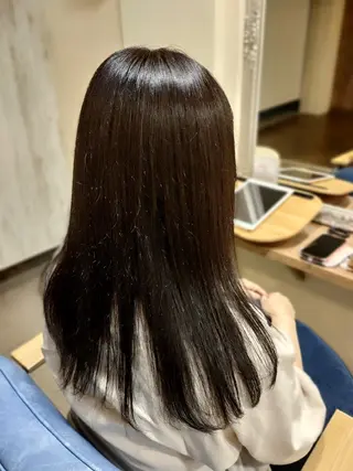 セミロング hair make CHAINON所属・HIKA ヒカのヘアスタイル