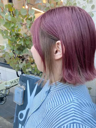 ミディアム カラー 艶髪🌟髪質改善✨ Zinaヤマダ チサのヘアスタイル