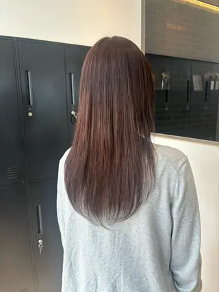 ロング 西田 美侑のヘアスタイル