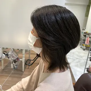 ミディアム 白髪染め /増田桃子のヘアスタイル