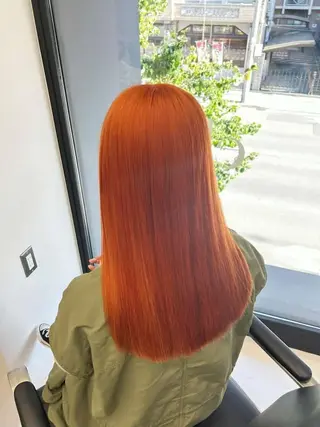 ロング カラー レイヤー/艶カラー /韓国ヘア/高松のヘアスタイル