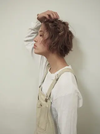 ショート NUU所属・滝島 真帆のヘアスタイル
