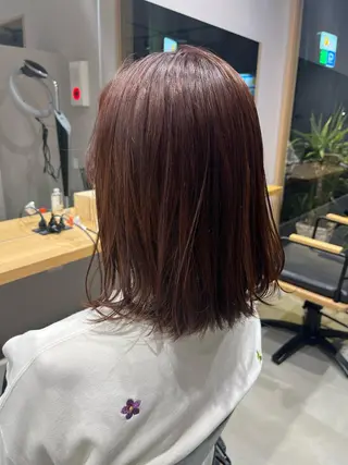 カラー ヘアアレンジ MINX The pass所属・透明感ケアカラー/ レイヤー/ryokaのヘアスタイル