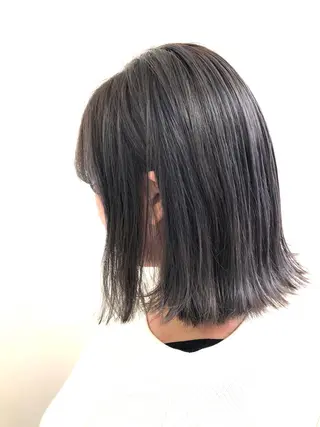 ミディアム カラー OFF YUYAのヘアスタイル