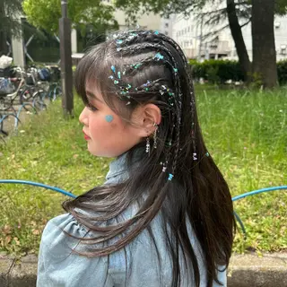 ロング ヘアアレンジ octo所属・梅澤 杏菜のヘアスタイル