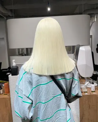 ミディアム カラー ヘアアレンジ MONIQA所属・🐲RYUKI メンズブリーチのヘアスタイル