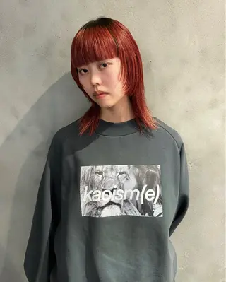 ミディアム カラー 229所属・maki @pullnocのヘアスタイル